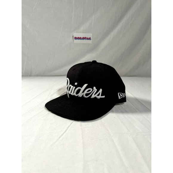 New Era 9FIFTY Los Angeles Raiders Hat Mens One Size Adjustable Black - Picture 8 of 8